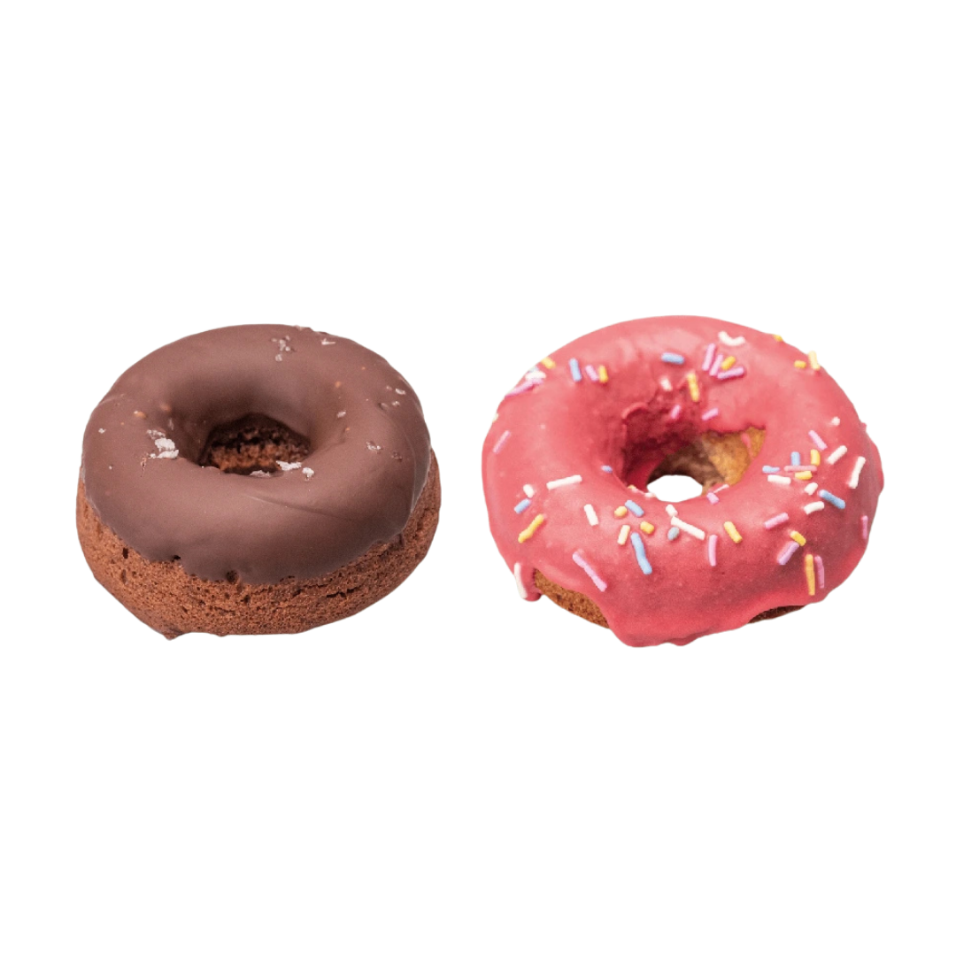 Vanilla and Chocolate Donut 2-pack