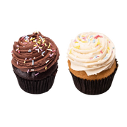Vanilla and Chocolate Cupcake 2-pack
