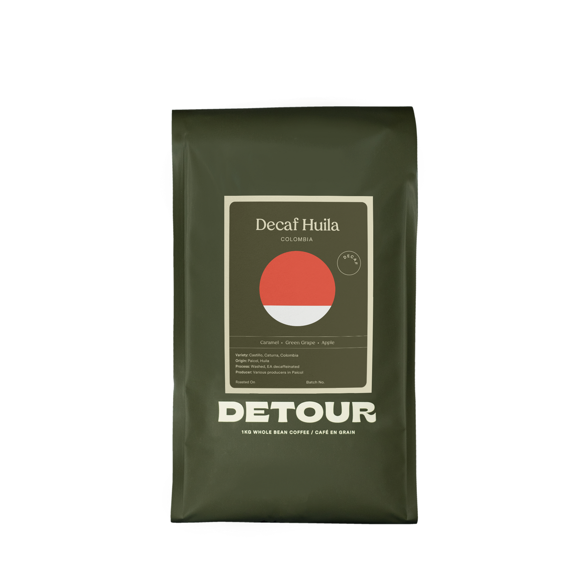 Decaf Huila, Colombia