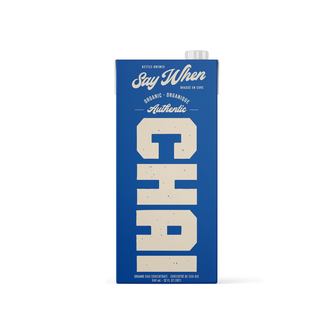 Say When Authentic Chai Concentrate